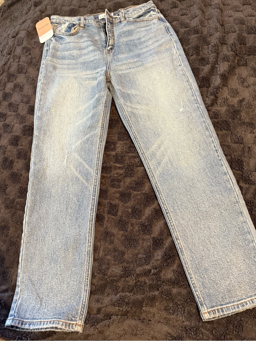 Cello Light Blue Straight Leg Women’s Jeans high rise